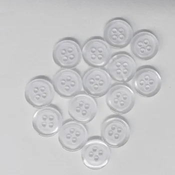 100шт 4 Дупки Перлено-Бели Копчета За Ризи Scrapbooking Шиене на Копчета Облекло Декоративни Копчета и Шивашки Аксесоари 10 мм/11.5 мм