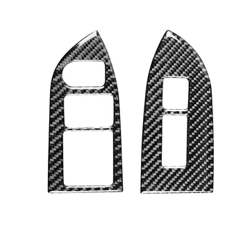 2 Бр LHD Въглеродни Влакна прозорец лифт Панел Капак Завърши Стикер За Subaru BRZ и Toyota 86 17-19