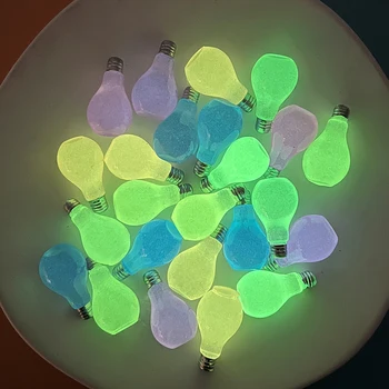 5 бр. Имитация на Нежна Цветна Триизмерна Малки електрически Крушки Модел Крем-Гел за Осъществяване на Светещи Играчки Сам Аксесоари