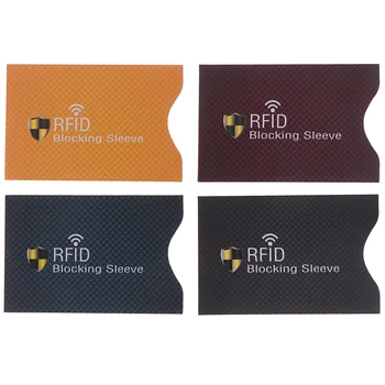 5Pcs RFID Anti Theft за Защита на Кредитна Карта Блокиране на Притежателя на Картата Ръкав
