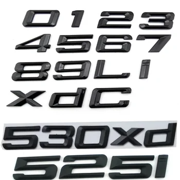 ABS 3D Auto Емблемата на Колата Икона Зад 0 1 2 3 4 5 6 7 8 x d i Логото на Стикер За BMW E46 E90 E60 E53 F30 F10 F20 1 2 3 4 5 6 7 Серия