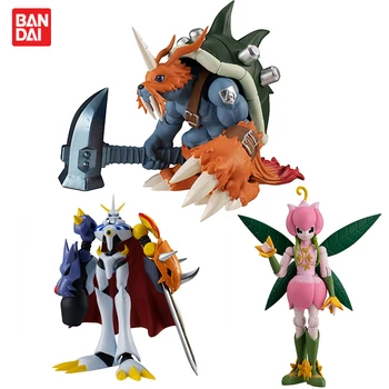 bandai gashapon PB limited palm SHODO Digimon Метал Greymon Са фигурите на героите Garurumon Събрани Модели детски Подаръци Аниме