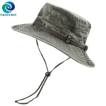 CAMOLAND жени памук кофа шапки лято UV защита от Слънцето шапка мъжка открит туризъм риболов на осп се измива плаж на Панама шапки