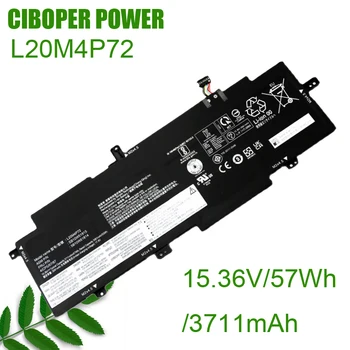 CP Истински Батерия за лаптоп L20M4P72 15,36 В/57 Wh/3711 ма за ThinkPad T14s Gen2 L20L4P72 L20C4P72 L20D4P72 Батерия за лаптоп