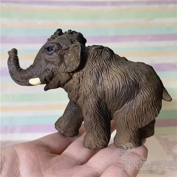 pvc фигурка модел играчки Праисторически мамут вълнест млад мамут един слон теле