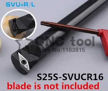 S25S-SVUCR16 / S25S-SVUCL16, на Фабричните инструменти за вътрешна токарной обработка под ъгъл 95 градуса, За VCMT1604 Поставете пяната, расточную летвата струг