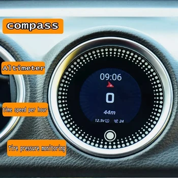 Авточасти Цифрови GPS Часовници Алтиметър, Инструмент Часовници Инклинометр С ГУМИТЕ сензор За Suzuki New Vitara 2015-2018