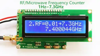 Брояч на честотата на микровълните 1Hz~7.3 GHz Брояч на Радиочестотния частотомера
