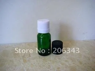 бутилка етерично масло зелено/синьо/ кафяво 10 мл с пластмасов капак