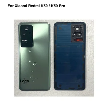 Задната Стъклена Делото За Xiaomi Redmi K50 Капак на Отделението за батерията Корпус делото За Xiaomi Redmi K 50 Pro резервни Части