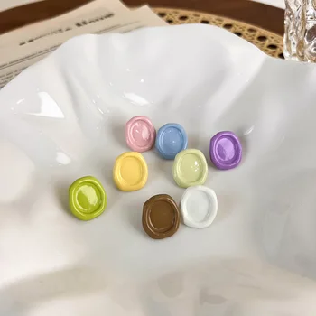 МИССНИС Неправилни Овални Обеци Малки Бонбони Цвят на Съответните Обеци Сладък и Прекрасен Стил на Част от Аксесоари за Подарък