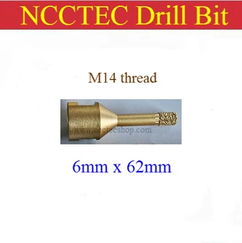 [Резба M14] диаметър 6 мм NCCTEC Диамантени Вакуум запоени тренировки CD6VBM14 Безплатна доставка|0,23 