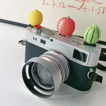 Творчеството на 3D Анимационен филм плодове Камера Фенерче Гореща Обувка защитен калъф За Canon, Nikon, Fuji Samsung Leica Sony беззеркальная-Рефлексен Фотоапарат