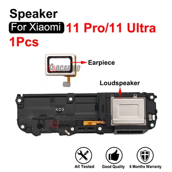 Ушната Високоговорител Високоговорител И Долен Говорител Сигнал Пръстен Резервни Части За Ремонт на Xiaomi 11Pro 11Ultra Mi 11U